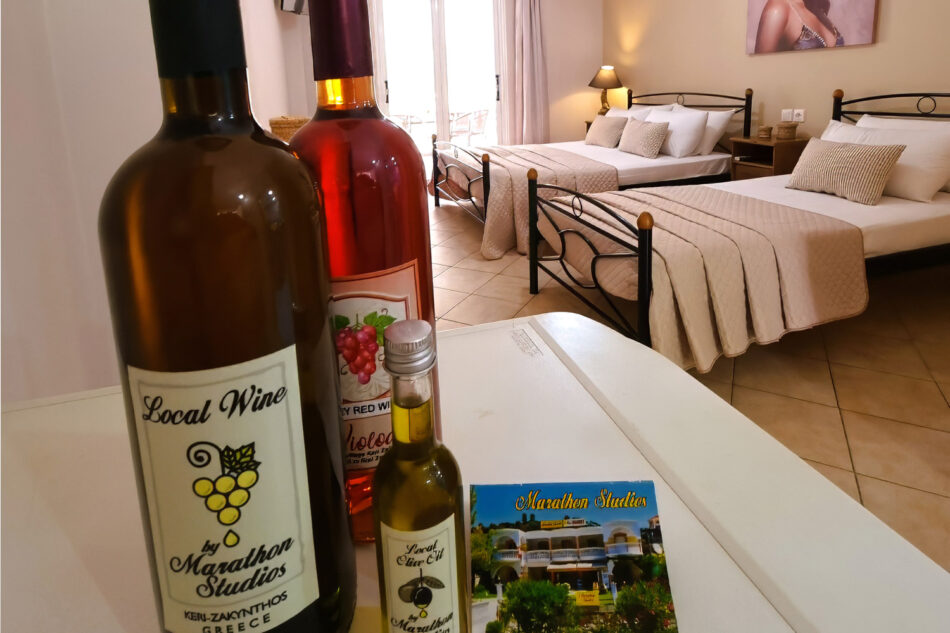 Self made local products, winery